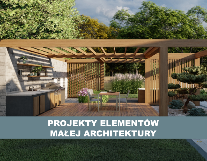 Projekty elementów małej architektury